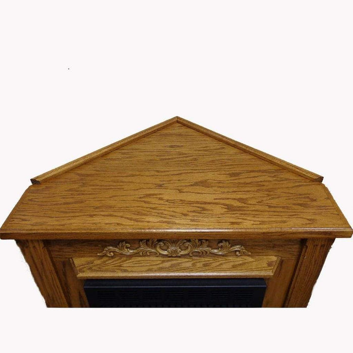 Buck Stove Classic Corner Mantel in Unfinished Wood Finish - For Buck Model 34, Model 329, and Model 384 Stoves