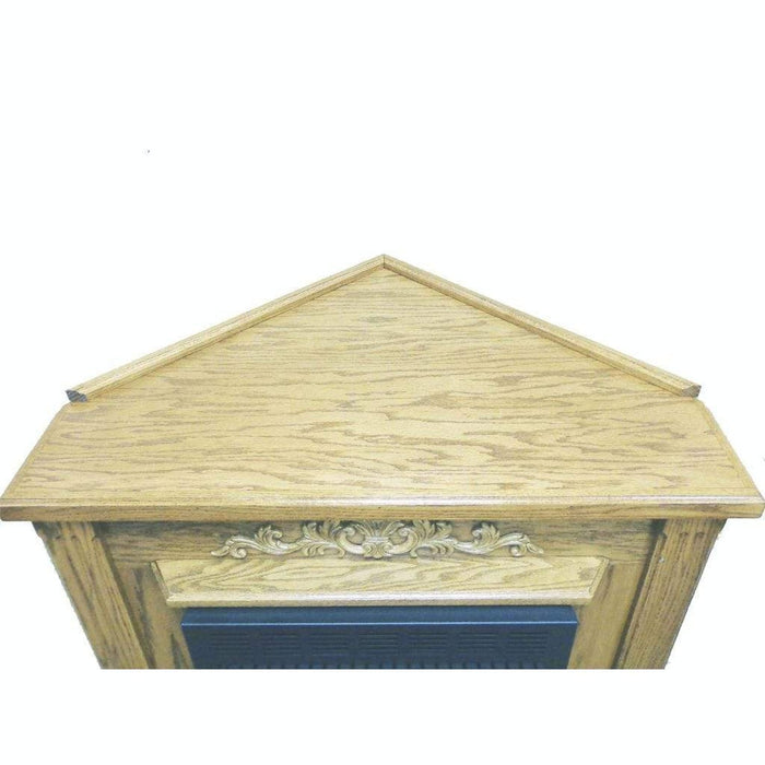 Buck Stove Classic Corner Mantel in Unfinished Wood Finish - For Buck Model 34, Model 329, and Model 384 Stoves