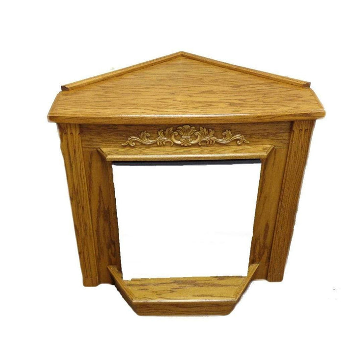 Buck Stove Classic Corner Mantel in Unfinished Wood Finish - For Buck Model 34, Model 329, and Model 384 Stoves