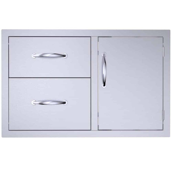 42" Double Drawer Dual Door Combo - For Grills 38" to 44"