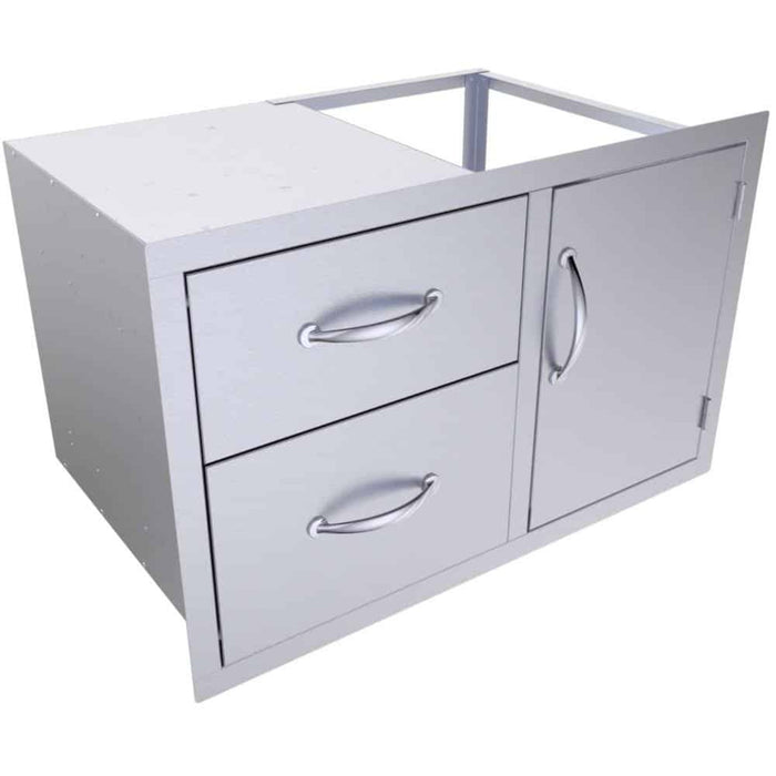 42" Double Drawer Dual Door Combo - For Grills 38" to 44"