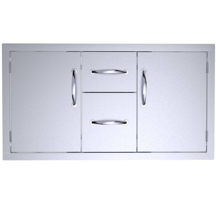 42" Double Drawer and Two Door Combo - For Grills 38" to 44"