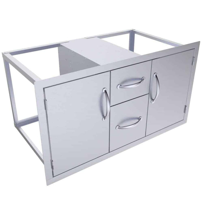 42" Double Drawer and Two Door Combo - For Grills 38" to 44"