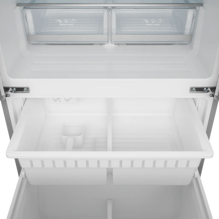 Gordon Ramsay by THOR Kitchen 30" 17.5 cu. ft. French Door Counter Depth Refrigerator with Ice Maker in Stainless Steel, RF3017FFD99