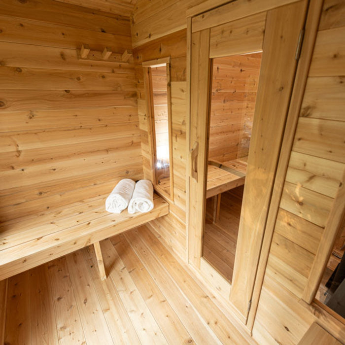 Georgian Cabin Sauna with Changing Room by Leisurecraft CT