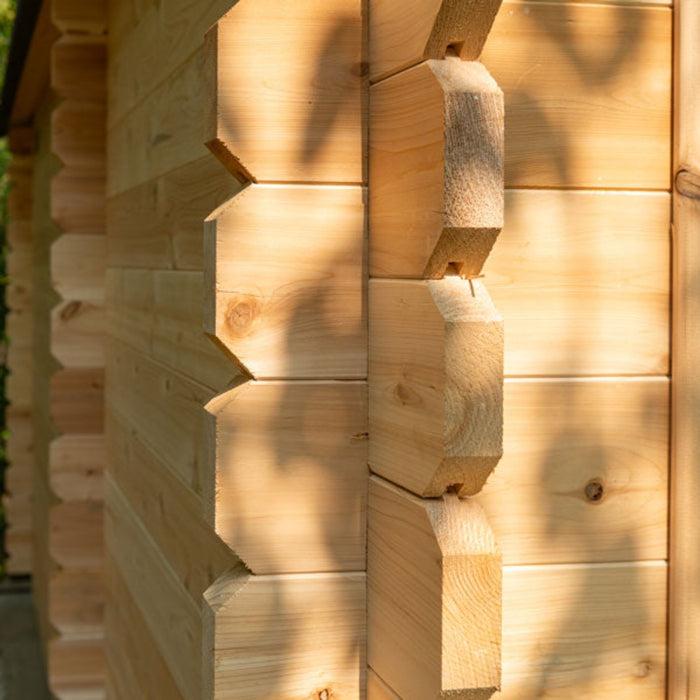 Georgian Cabin Sauna with Changing Room by Leisurecraft CT