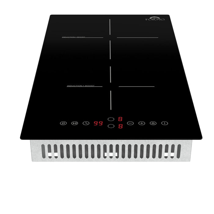 FORNO Parco 12" Touch Control Induction Cooktop with 2 Elements, FCTIN0583-12