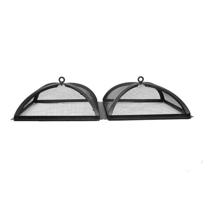 19.5" Set of Two Domed Spark Screens & Screen Lift from Blue Sky Outdoor Living