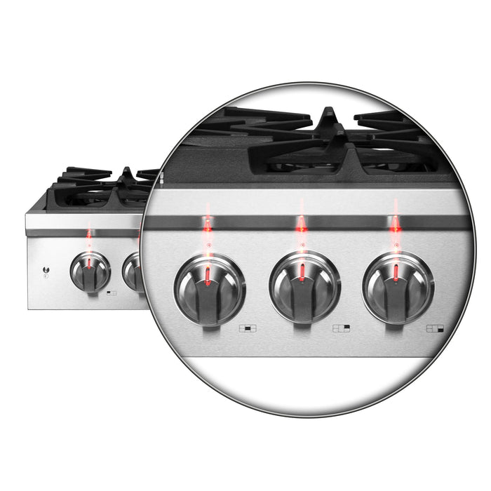 Forno Alta Qualita 30" Pro-Style Gas Rangetop