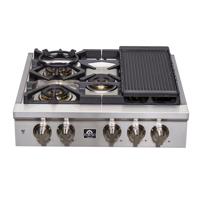 Forno Alta Qualita 30" Pro-Style Gas Rangetop