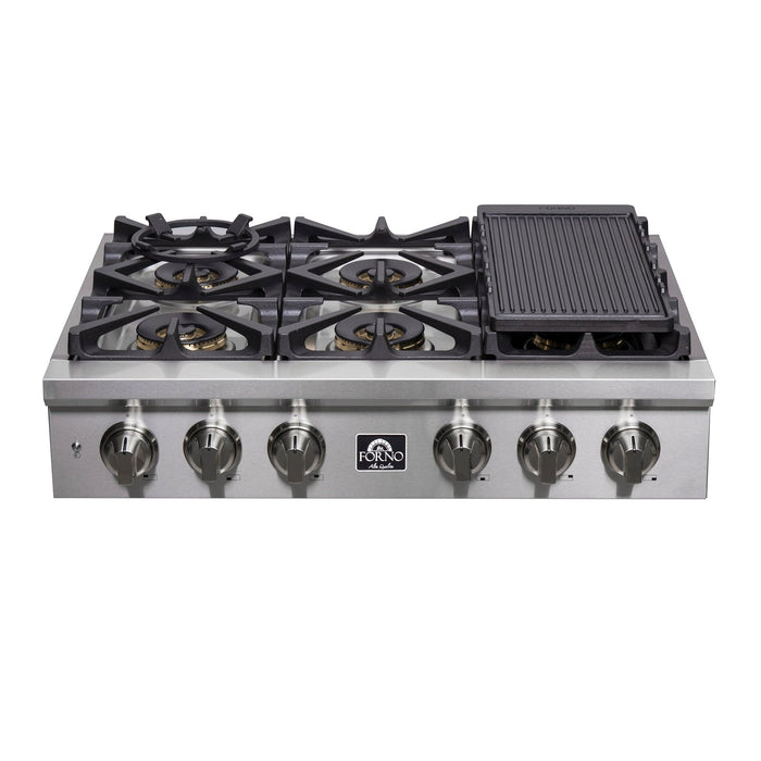 Forno Alta Qualita 36" Pro-Style Gas Rangetop