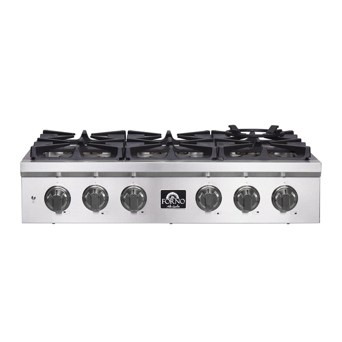 Forno Alta Qualita 36" Pro-Style Gas Rangetop