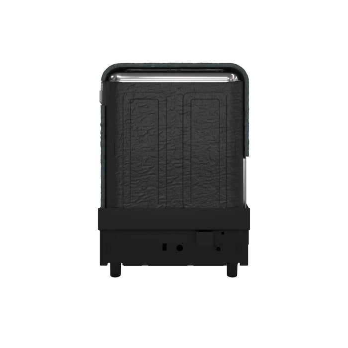 FORNO Espresso Romano 24" Built-In Tall Tub Dishwasher in Stainless Steel with Silver Handles, FDWBI8035-24S