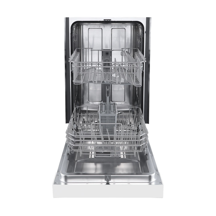 FORNO Espresso Polo 18" Built-in Dishwasher in White, FDWBI8041-18WHT