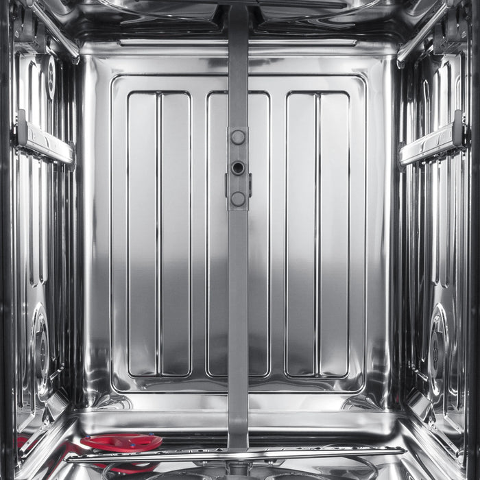 Forno Espresso Package - 30" Induction Range, Range Hood, 36" Refrigerator with Ice Maker and Dishwasher in Black with Antique Brass Handles, AP-4-0982BLK-1