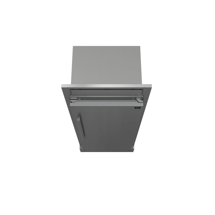 FORNO Maderno 28" 13.6 cu. ft. Right Swing Convertible Refrigerator/ Freezer with Modern Trim Kit, FFFFD1722-32RS