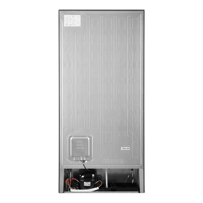 FORNO Espresso Milano 31" 17.2 cu. ft. Refrigerator and Bottom Freezer with Ice Maker in Black and Silver Handles, FFFFD1786-31BLK
