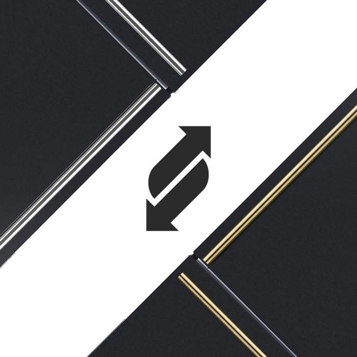 FORNO Espresso Milano 31" 17.2 cu. ft. Refrigerator and Bottom Freezer with Ice Maker in Black and Antique Brass Handles, FFFFD1786-31BLK