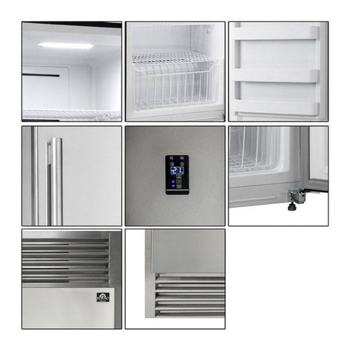 Forno 13.8 cu.ft. Convertible Freezer Unit - Left Swinging