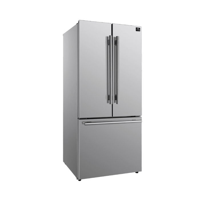 Forno 17.5 Cu. Ft. "No Frost" French Door Refrigerator w/ Ice Maker