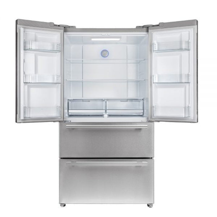 Forno Moena 36" Stainless Steel French Door Refrigerator