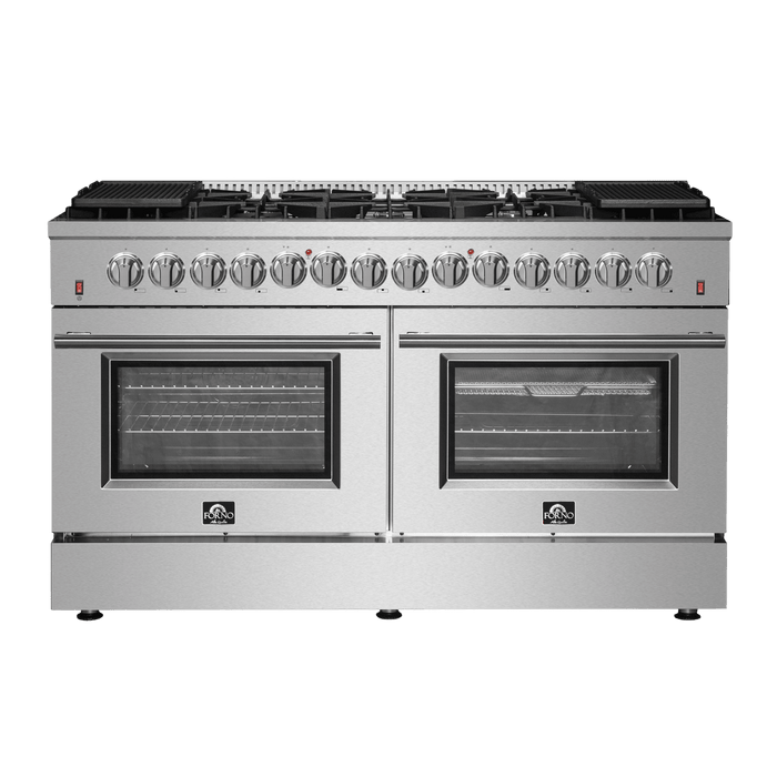 Forno Galiano 60-inch Freestanding Dual Fuel Range