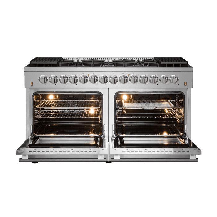 Forno Galiano 60-inch Freestanding Dual Fuel Range