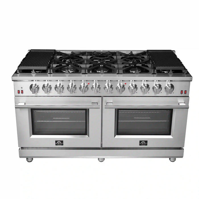 Forno Massimo - 60" Gas Range in Stainless Steel