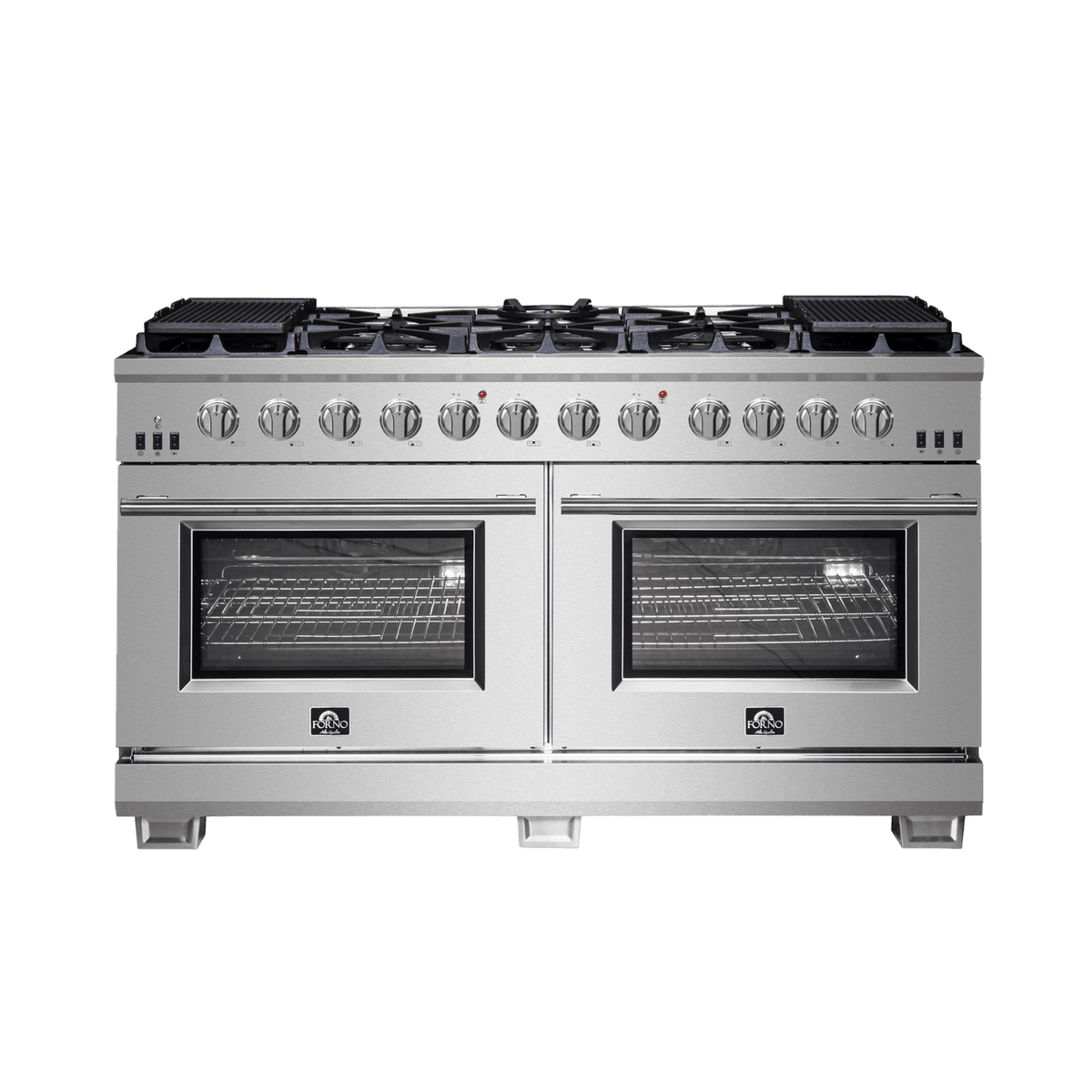 FORNO Capriasca 60″ 8.64 cu. ft. Gas Range with 10 Italian Burners in ...