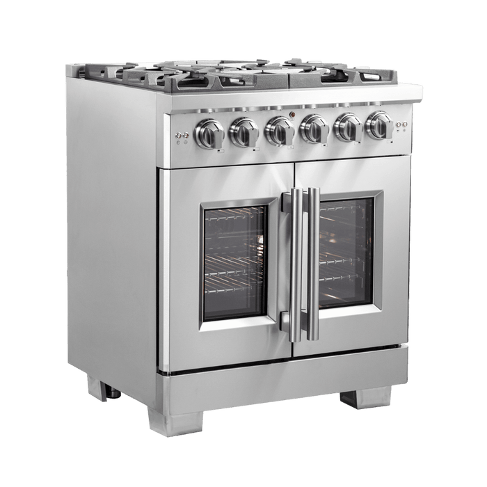 Forno Capriasca - 30″ Freestanding French Door Gas Range