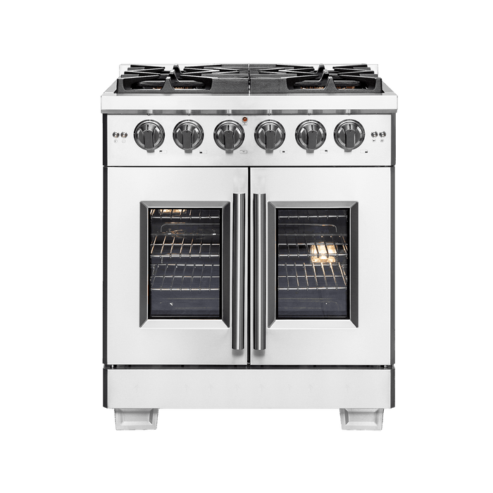 Forno Capriasca - 30″ Freestanding French Door Gas Range