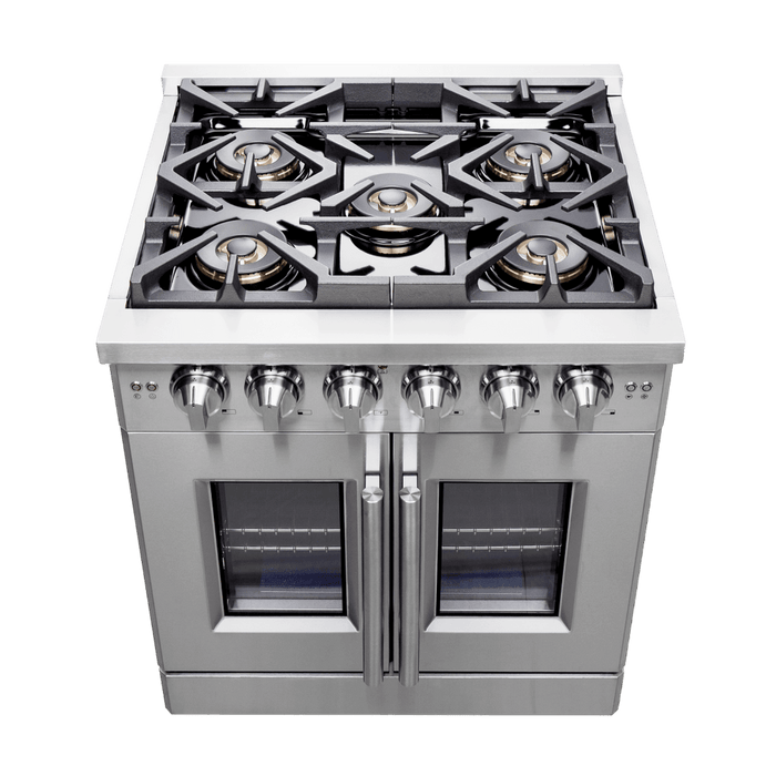 Forno Capriasca - 30″ Freestanding French Door Gas Range