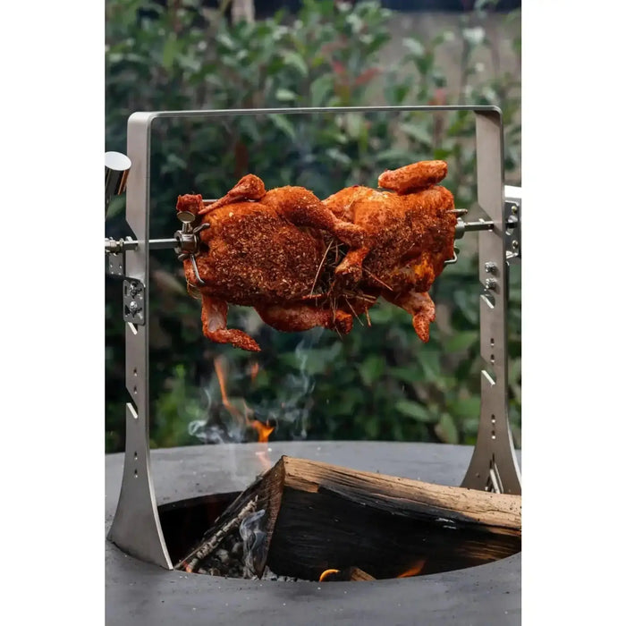 Cordless Motor Equipped Rotisserie Designed For 20" Grills