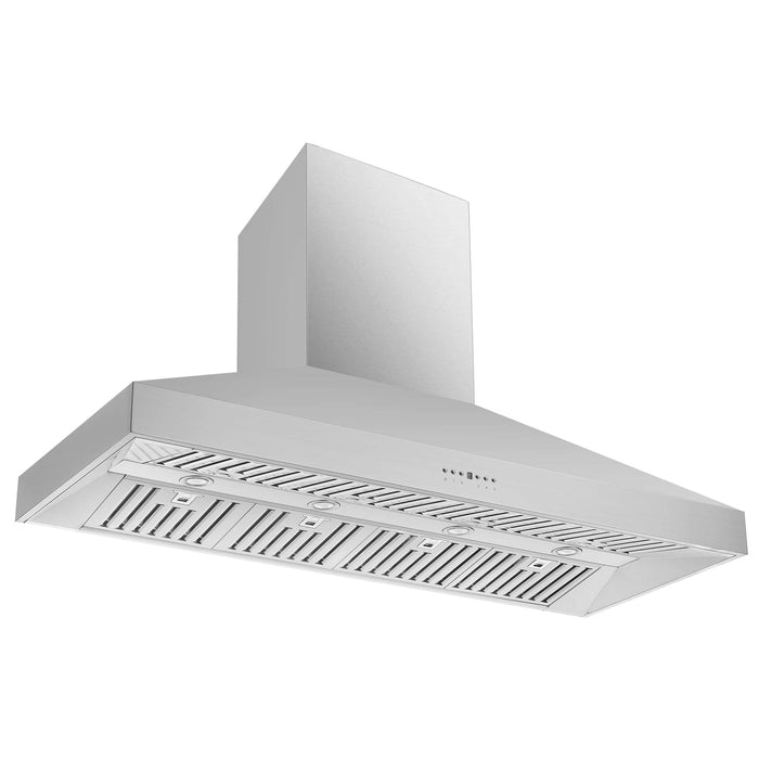 FORNO Orvieto 60" 1,200 CFM Wall Mount Range Hood in Stainless Steel ...