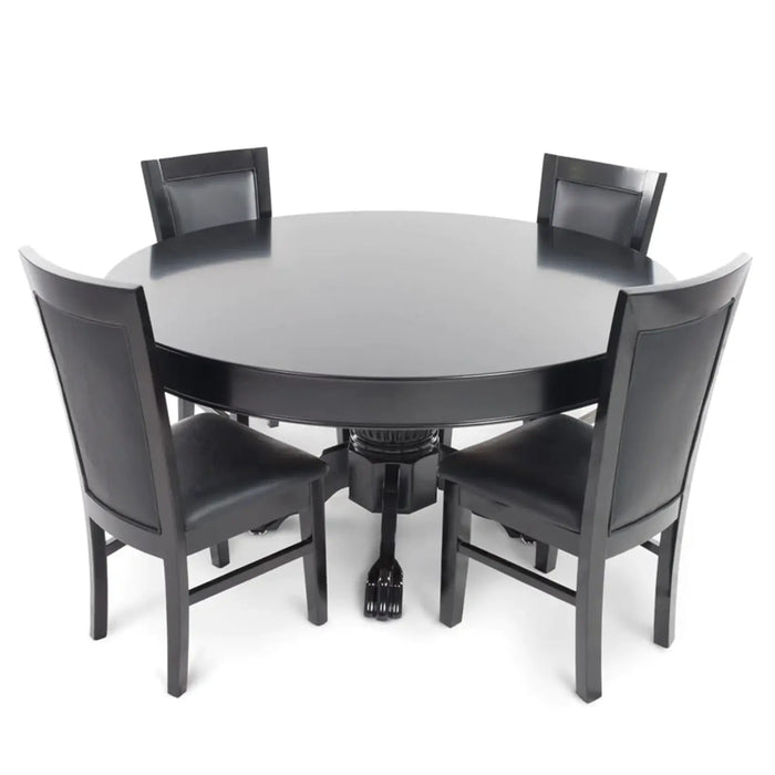 Black Round Dining Top for Nighthawk/Ginza BBO Poker Tables