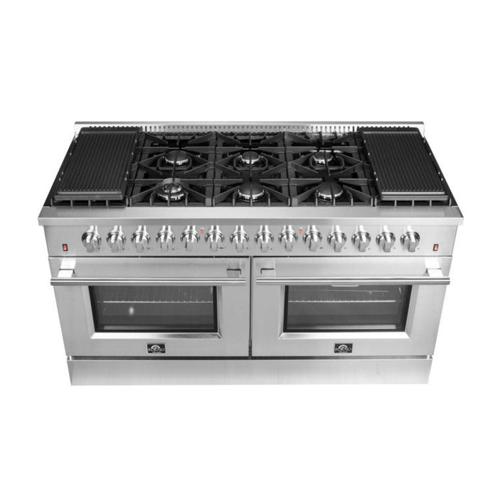 Forno Galiano 60-inch Freestanding Dual Fuel Range