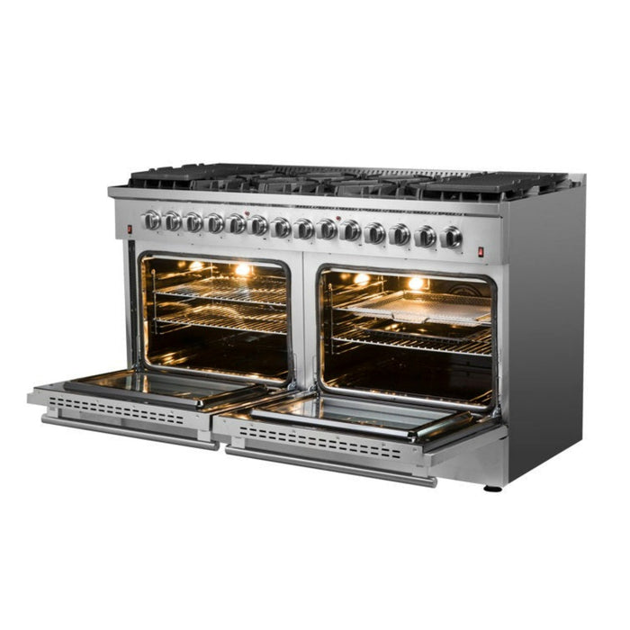 Forno Galiano 60-inch Freestanding Dual Fuel Range