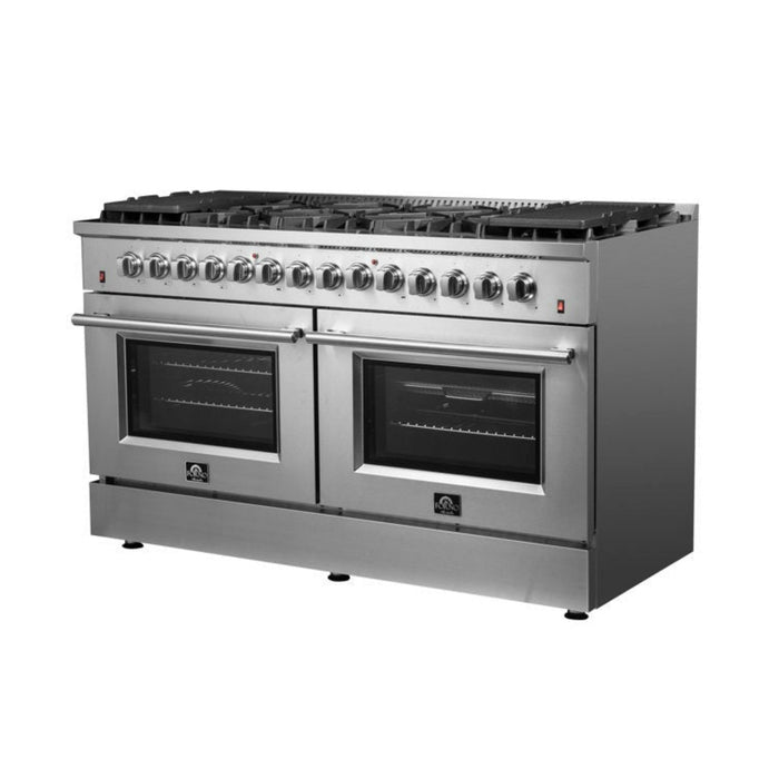 Forno Galiano 60-inch Freestanding Dual Fuel Range