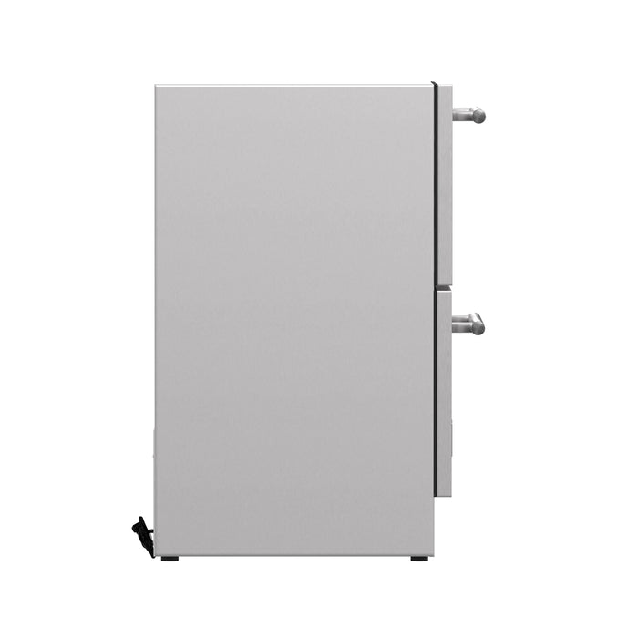 FORNO Como 24" 4.87 cu. ft. Outdoor/Indoor Drawer Refrigerator in Stainless Steel, FDROD1611-24S