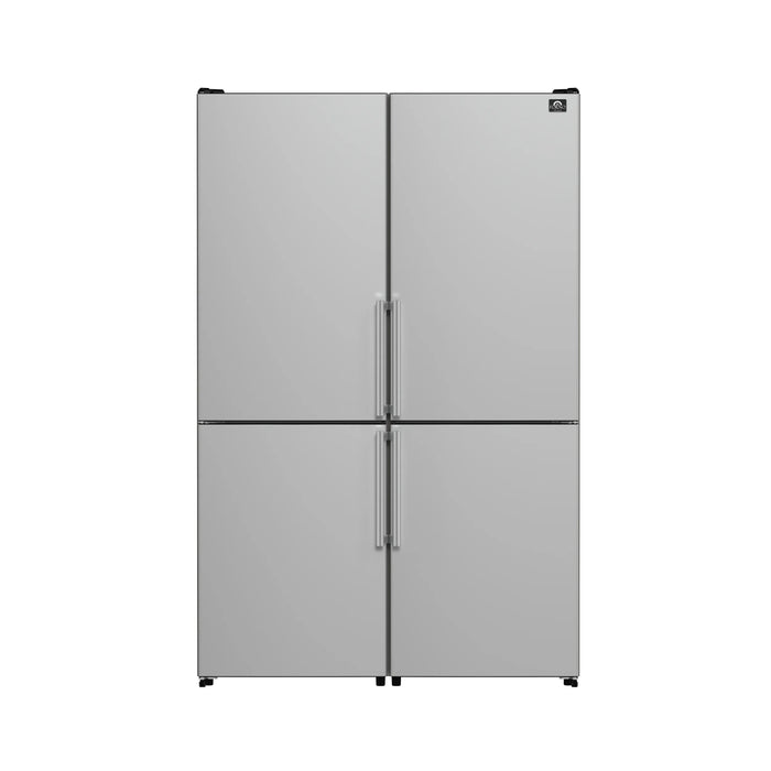 Forno Appliance Package - 48" Dual Fuel Range, Dishwasher, 48" Refrigerator, AP-FFSGS6156-48-11