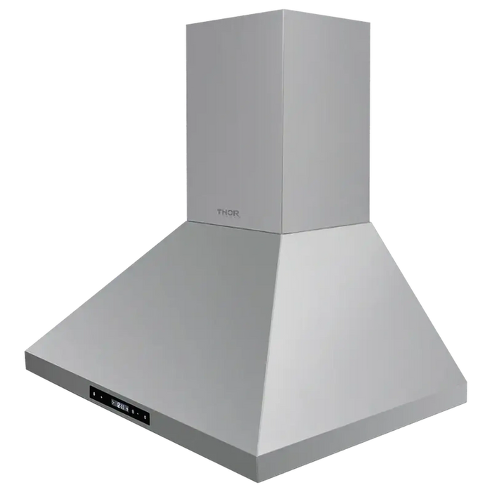 Thor Kitchen 30 in. Wall Mount LED Light Range Hood in Stainless Steel ...