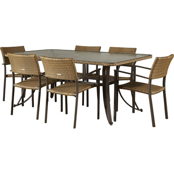Maracay 7-Piece Dining Set - Rectangular Dining Table - 6 Chairs