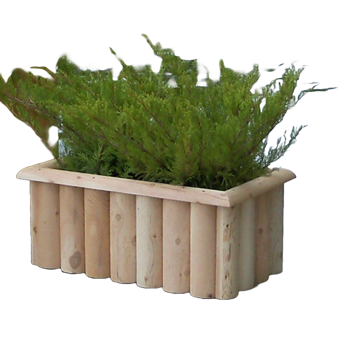 40" Log Planter by Leisurecraft