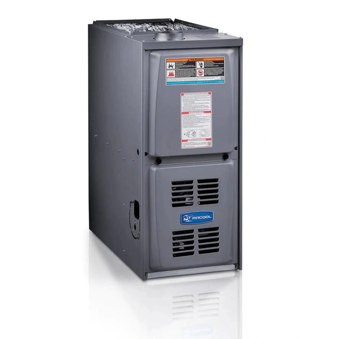 MRCOOL 135K BTU Upflow Furnace with 80% AFUE and ECM Motor in a Compact 24.5" Cabinet