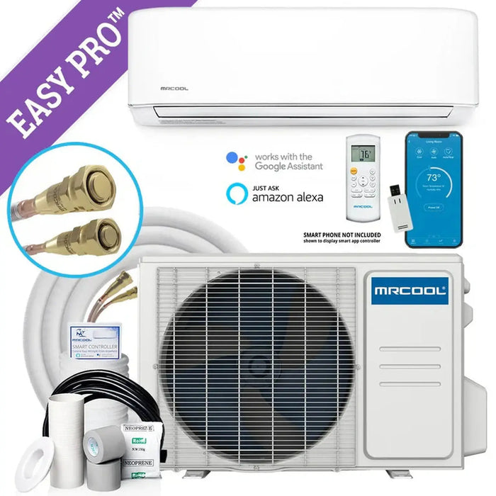 MRCOOL DIY Easy Pro 12k BTU Ductless Mini-Split Heat Pump System, EZPRO-12-HP-11516