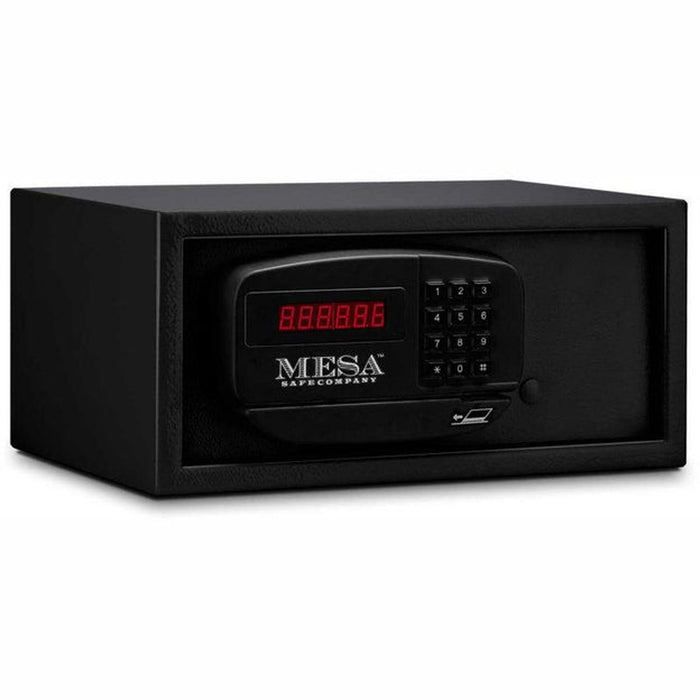 MESA 0.4 cu ft Hotel Safe - All Steel with Electronic Lock - Black