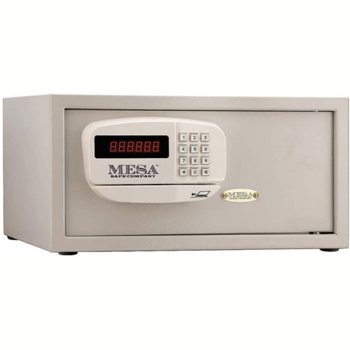 MESA 1.2 cu ft Hotel Safe - All Steel with Electronic Lock - Keyed Alike - White