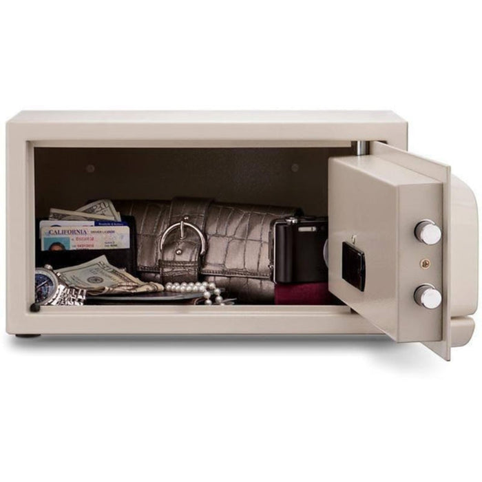 MESA 1.2 cu ft Hotel Safe - All Steel with Electronic Lock - Keyed Alike - White