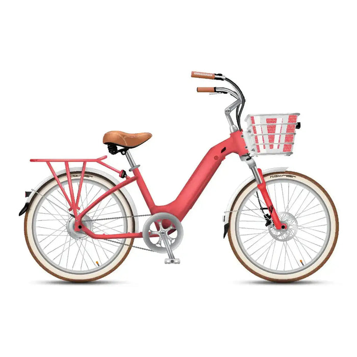 Model E E-Bike – Living Coral - By Electric Bike Company