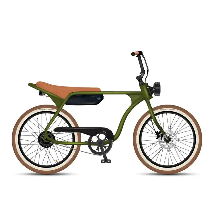 Model J E-bike – Army Green - By Electric Bike Company